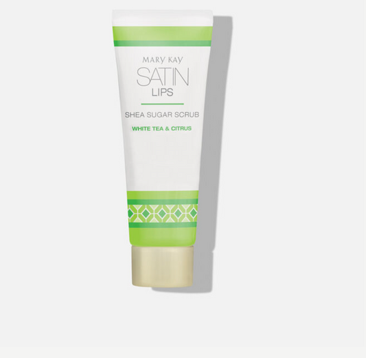 White Tea & Citrus Satin Lips® Shea Sugar Scrub